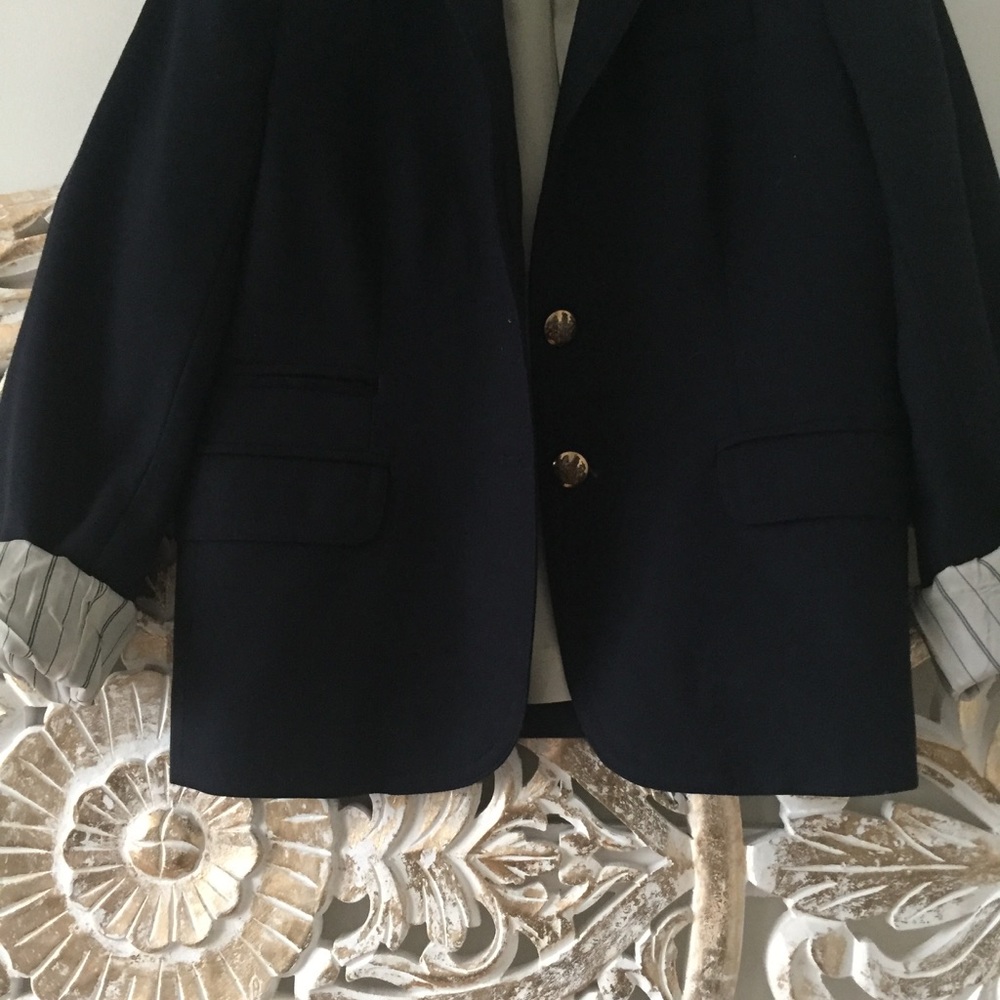 J. Crew Classic Schoolboy Blazer in Navy - Picture 4 of 8